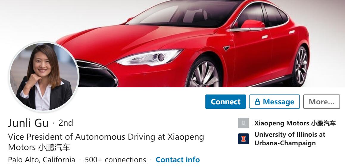 Xpeng Motors autonomous driving vice president resigns