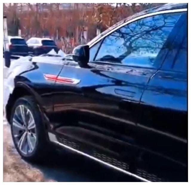 Hongqi top flagship electric SUV E115 leaked in real-life