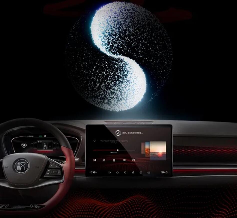 BYD Han's in-vehicle system uses Tai Chi-themed UI design