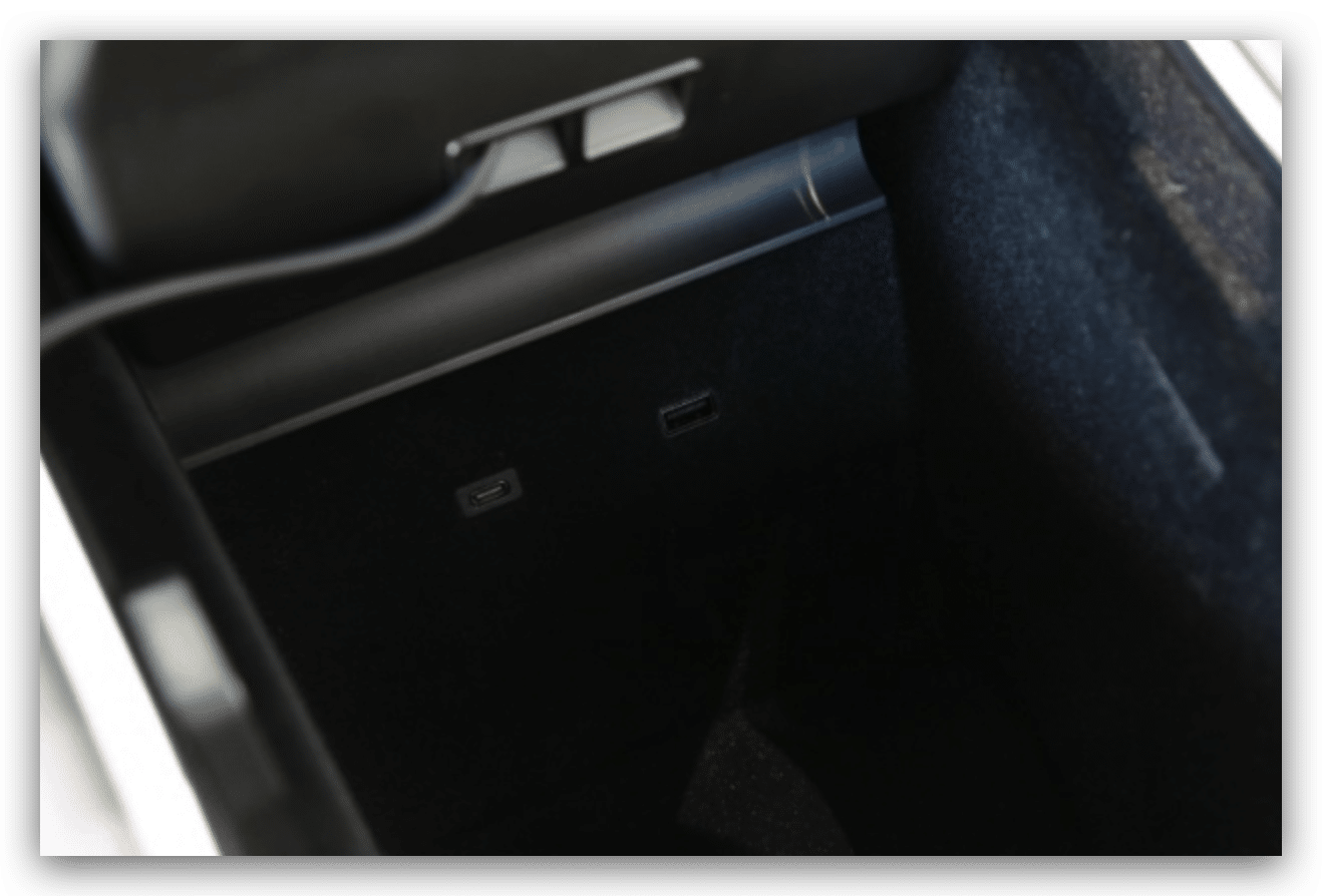 China-made Tesla Model 3 interior upgraded with wireless charging pad