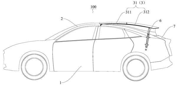 Xpeng patents deformable roof