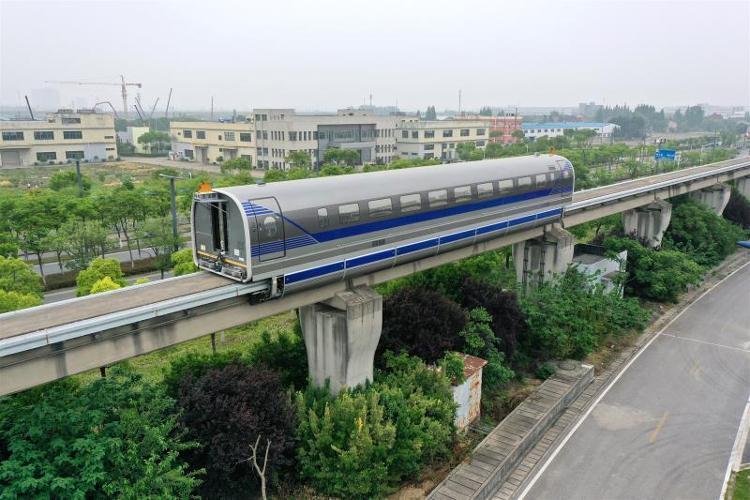China's 600 km/h high-speed maglev test vehicle completes test run