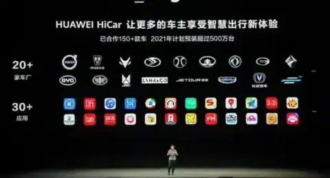 Huawei says over 20 automakers support HiCar, aims to get 5 million cars pre-installed next year