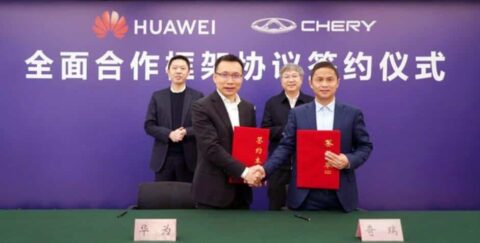 Huawei and Chery signed agreement to help the latter build smart cars
