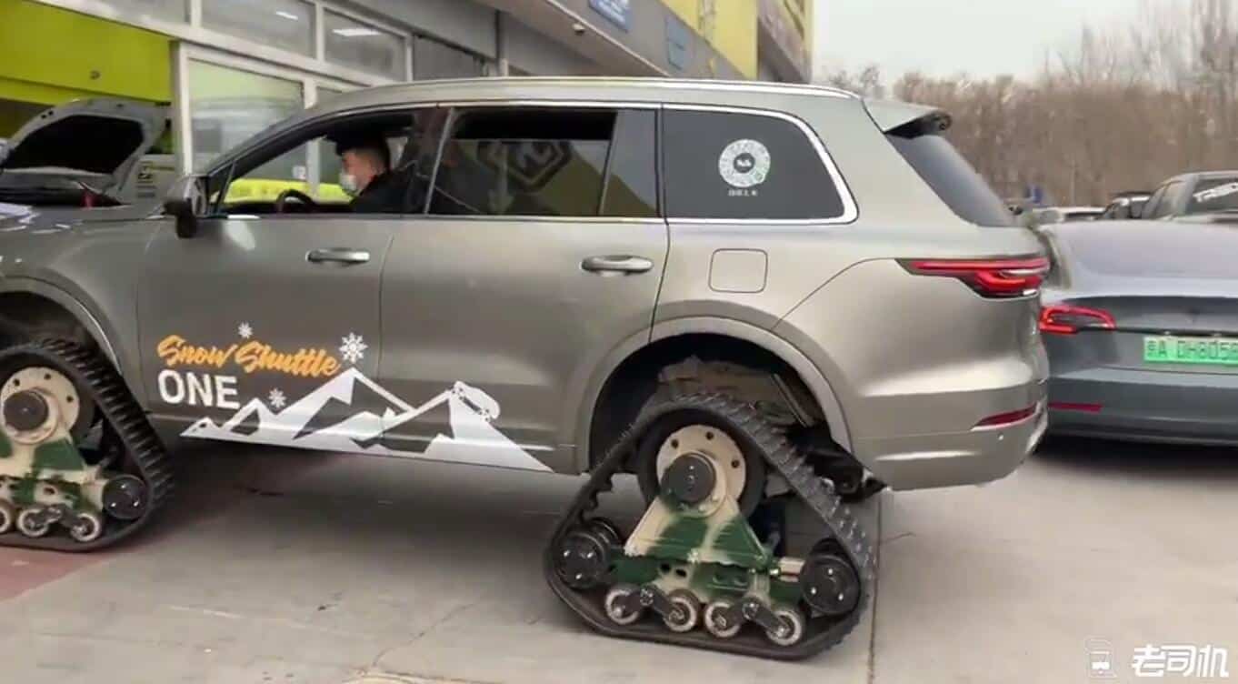 Chinese geek converts Li ONE into a ...... 'tank'