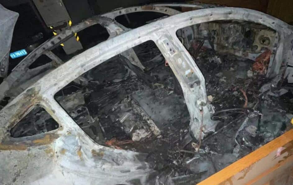 Tesla in spotlight in China as Model 3 spontaneously combusts and explodes in garage