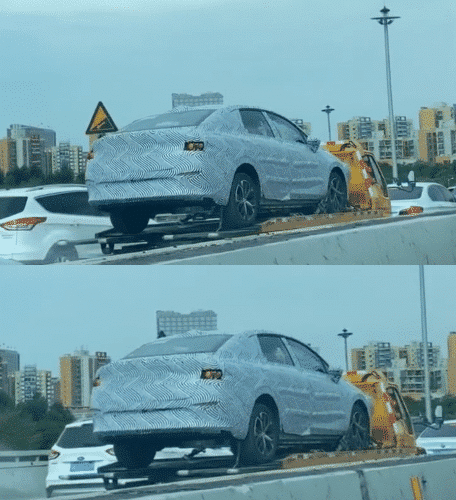 Spy photos show what Xpeng's new all-electric sedan could look like