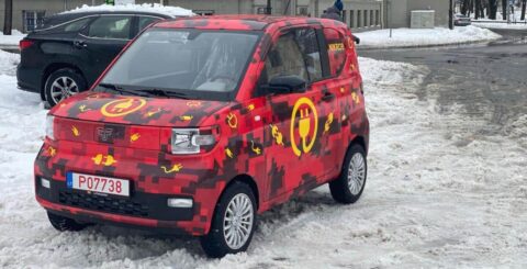 China's top-selling electric car seen in Europe