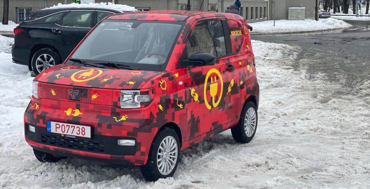 China's top-selling electric car seen in Europe