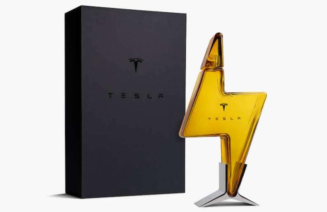 Tesla Tequila's empty bottles available for pre-order in China for about 9 each