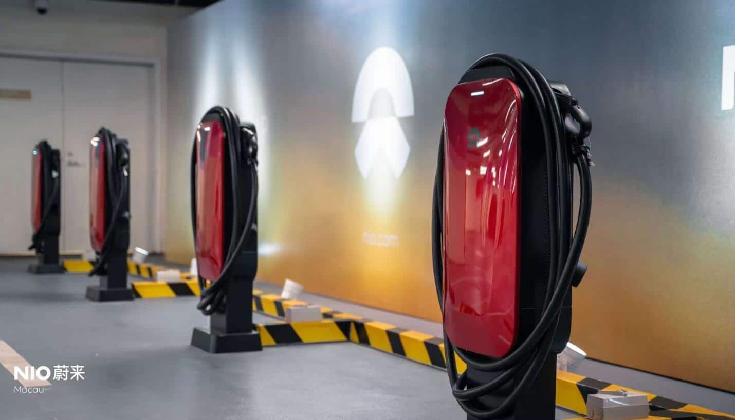 Nio's first destination charging station in Macau goes into operation