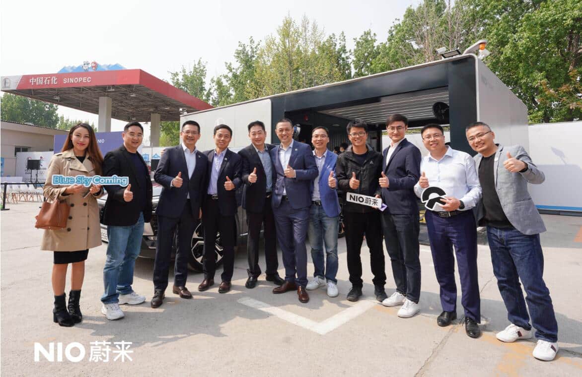 Nio's first 2nd-gen battery swap station goes live, a milestone in co-op between EV maker and traditional energy giant