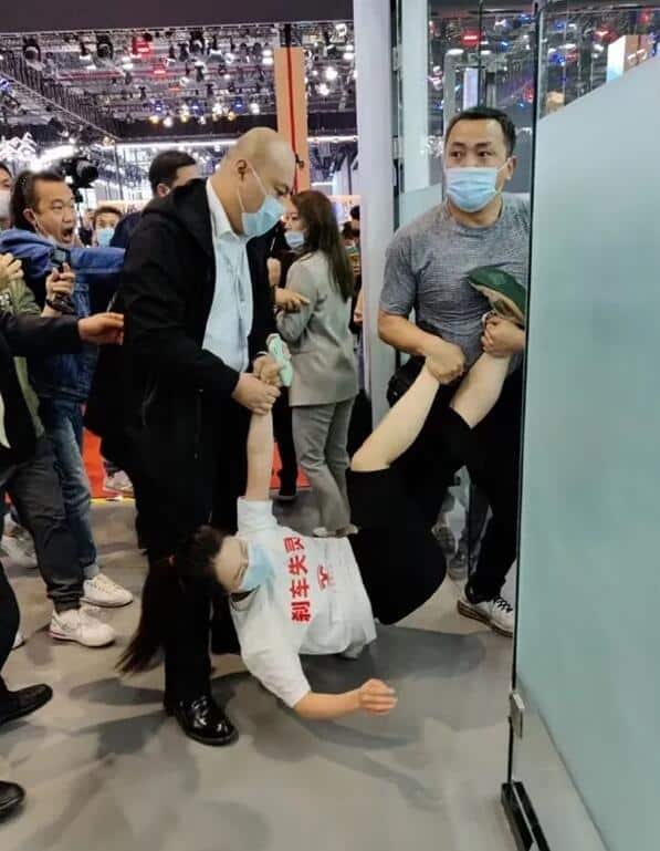 Tesla shamed at Shanghai auto show as car owner complains of brake failure