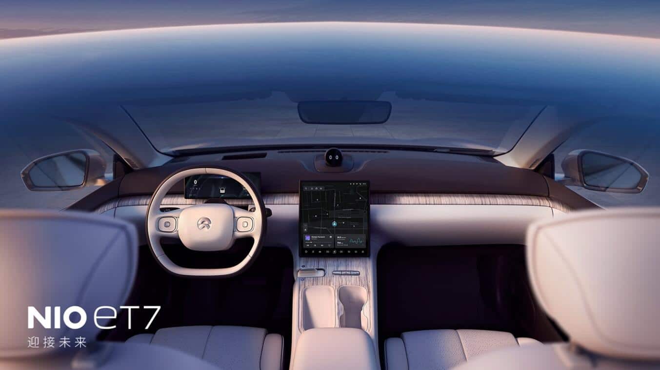 Nio's first ET7 production line body rolls off line, paving way for the model's delivery in Q1 next year