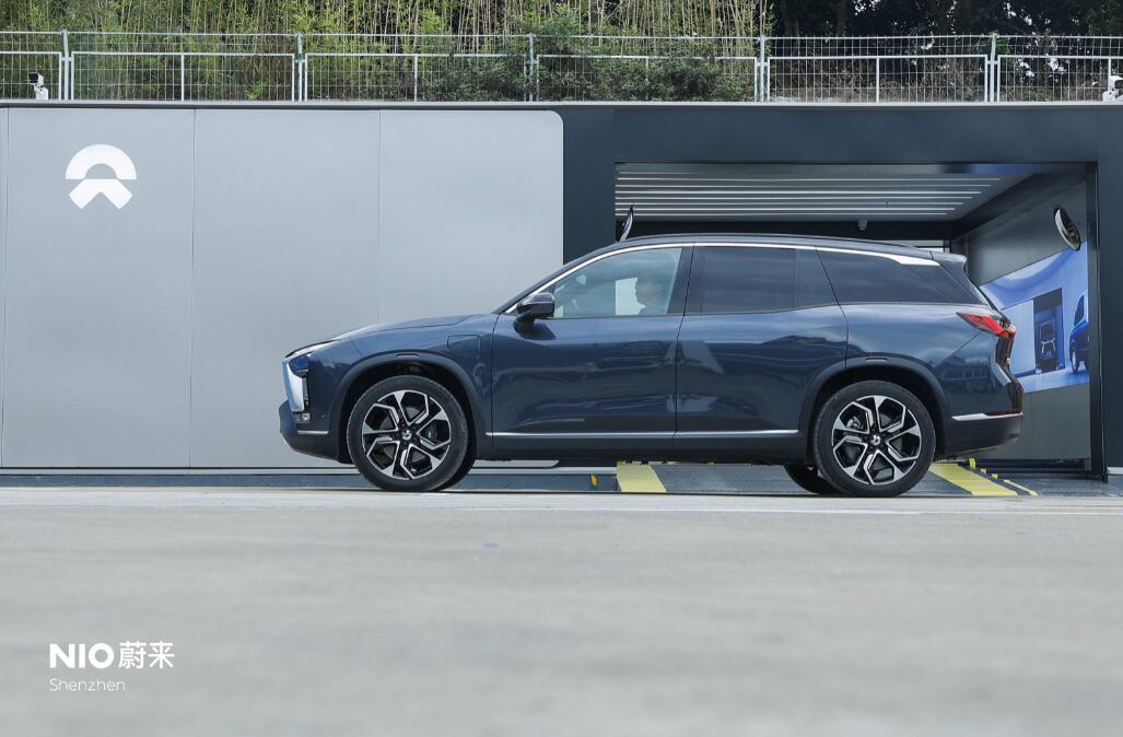 Nio's first second-gen battery swap station in Shenzhen goes into operation