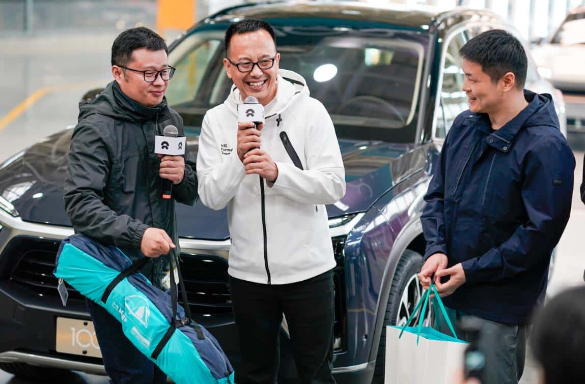 Nio's 100,000th vehicle, an ES8, rolls off production line