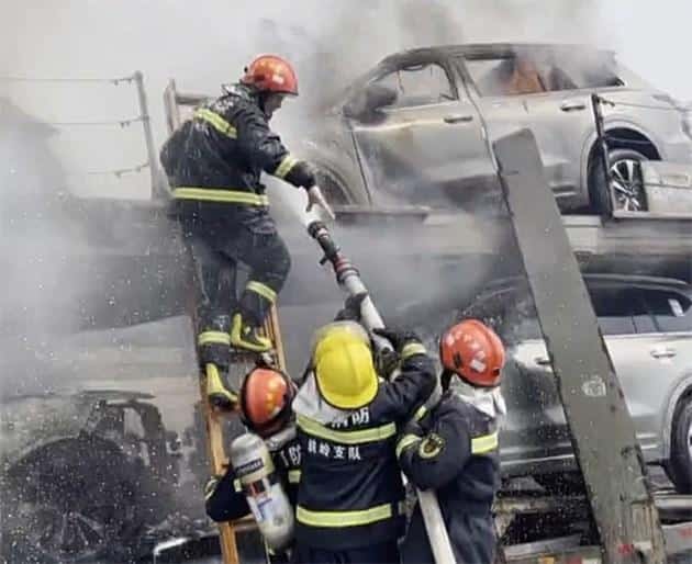 8 of Li Auto's yet-to-be-released new Li ONEs reportedly burned in transit