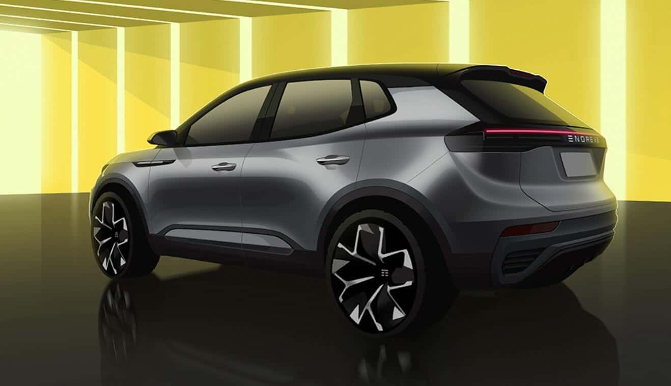 Chinese EV startup Enovate Motors unveils design of its second model