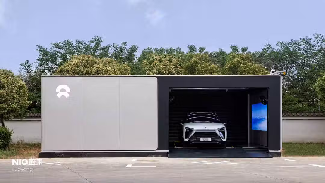 Nio's first second-gen battery swap station in highway service area comes online