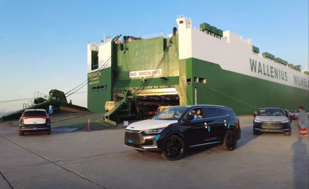 BYD's first 100 Tang EVs begin shipping to Norway, delivery expected in August