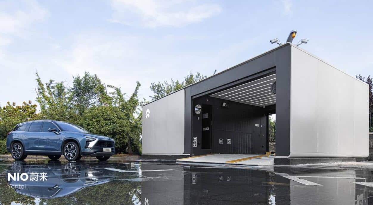 Nio's 317th battery swap station goes into operation