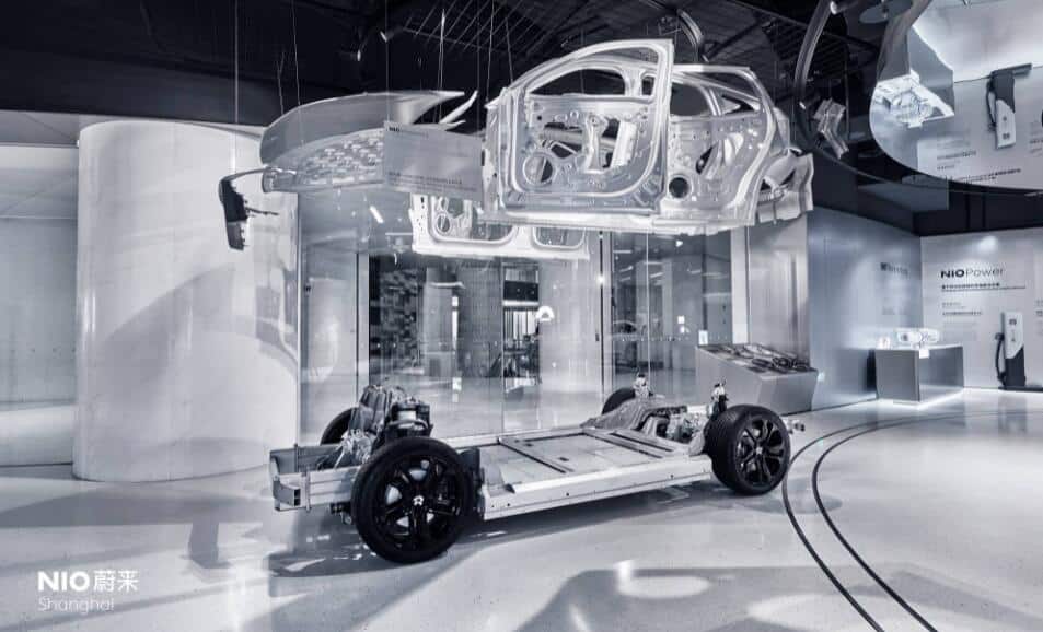 Nio creates tech showroom in China's tallest skyscraper