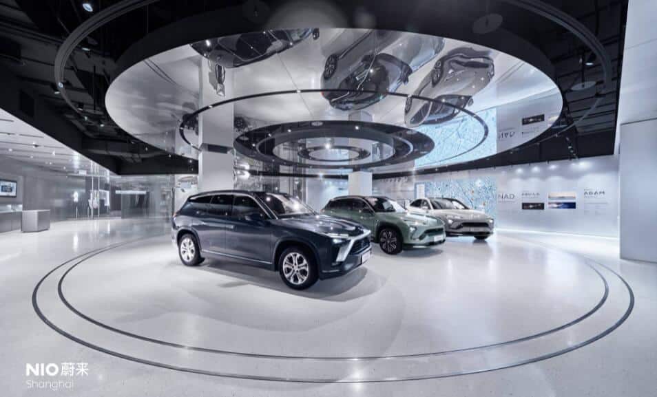 Nio creates tech showroom in China's tallest skyscraper