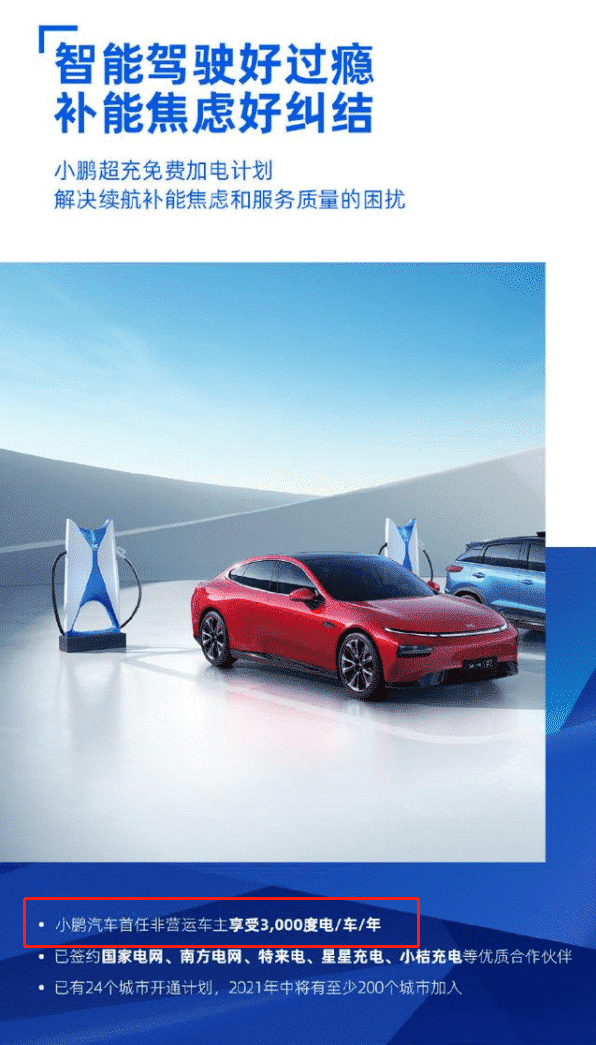 Xpeng reportedly to scale back free charging benefits for customers