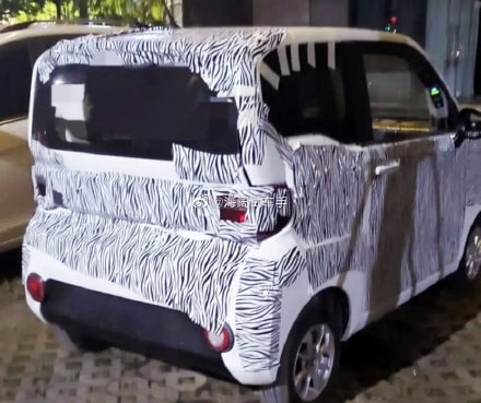 This could be what Chery QQ Ice Cream, a challenger to Mini EV, looks like