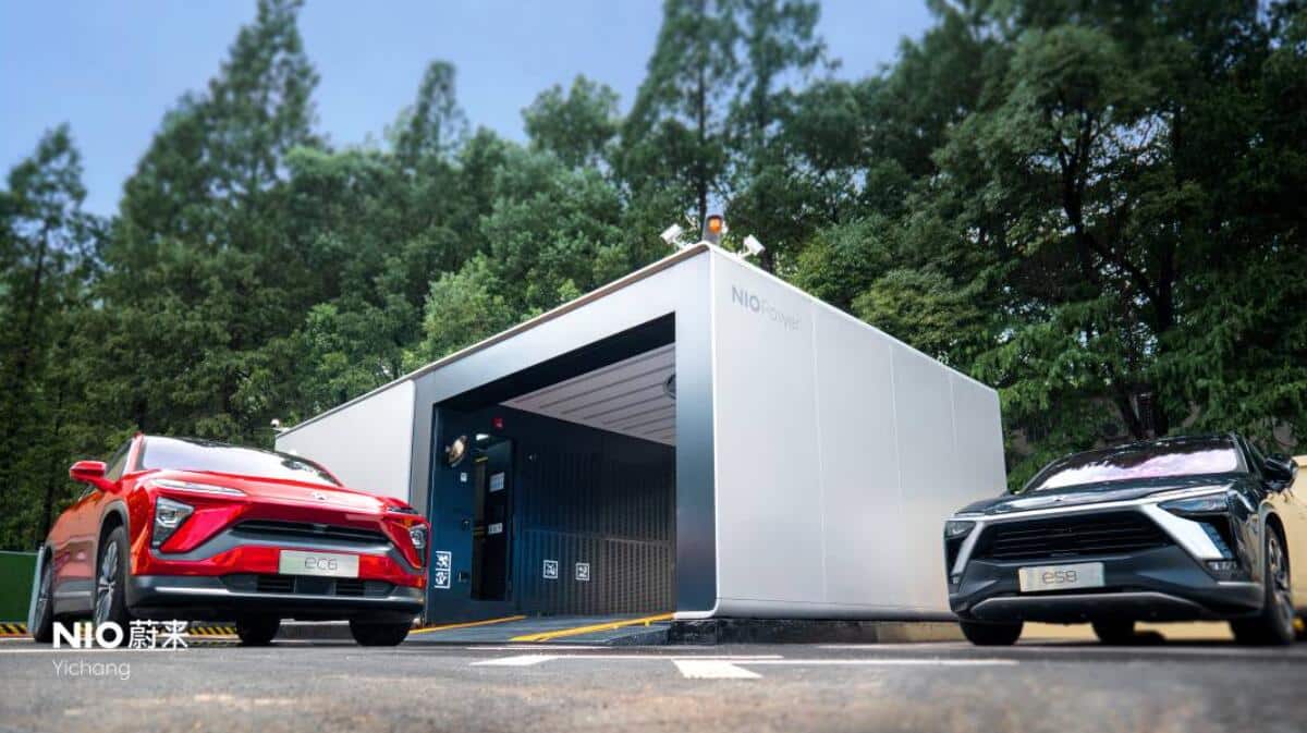 Nio's battery swap stations reach 350, half of its renewed goal for the year