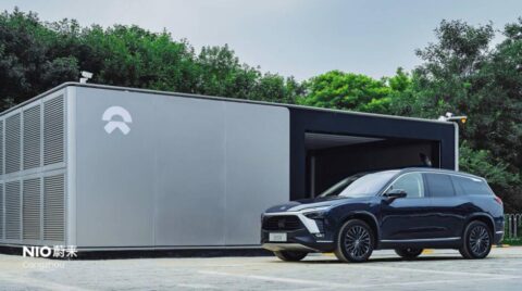 Nio's battery swap stations reach 350, half of its renewed goal for the year