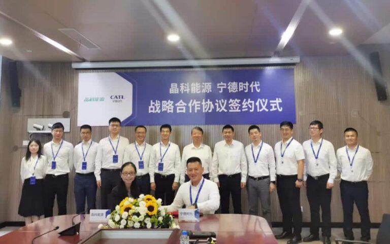 JinkoSolar, CATL ink deal to collaborate on energy storage