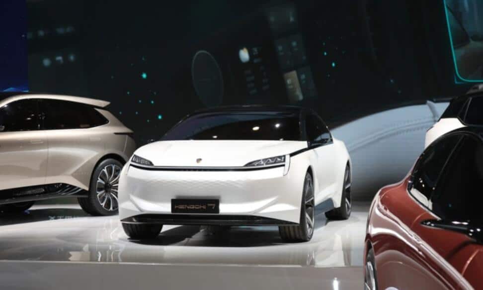 Evergrande Auto's Hengchi 7 sedan seen undergoing road tests