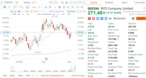BYD jumps nearly 7% in Shenzhen after posting stellar sales figures