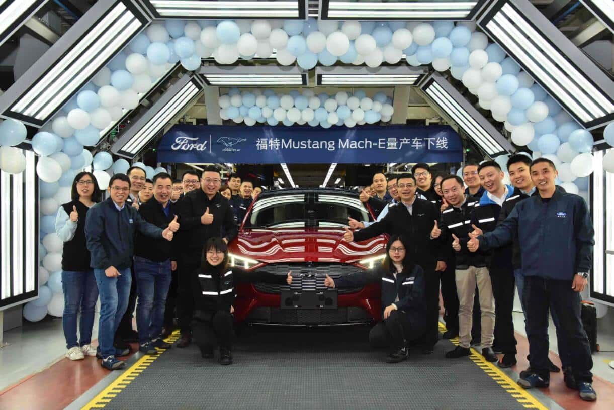 China-made Ford Mustang Mach-E sees first production vehicles roll off line
