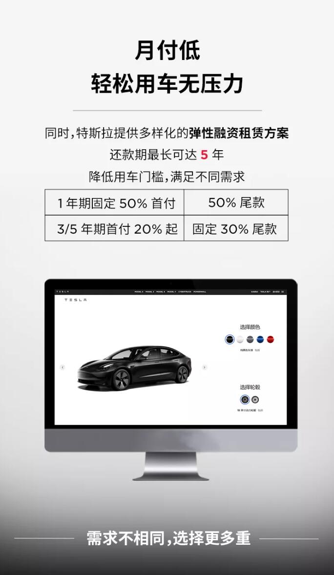 Tesla allows Chinese consumers to buy cars with zero down payment