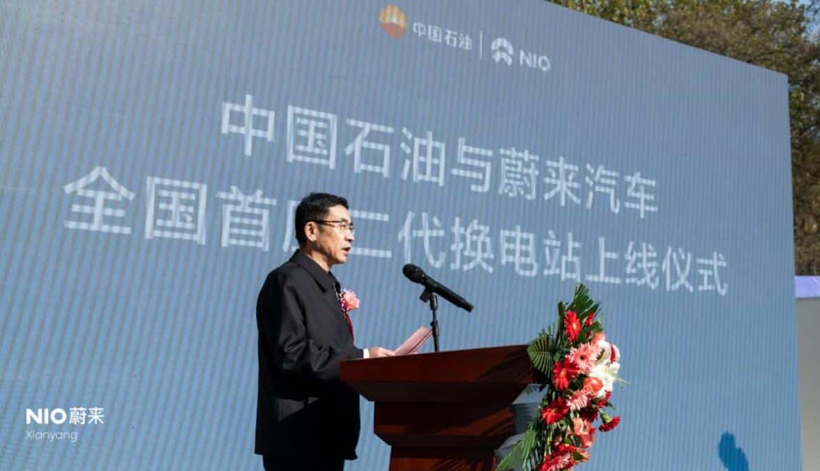 Nio partners with oil giant CNPC to build swap stations for first time