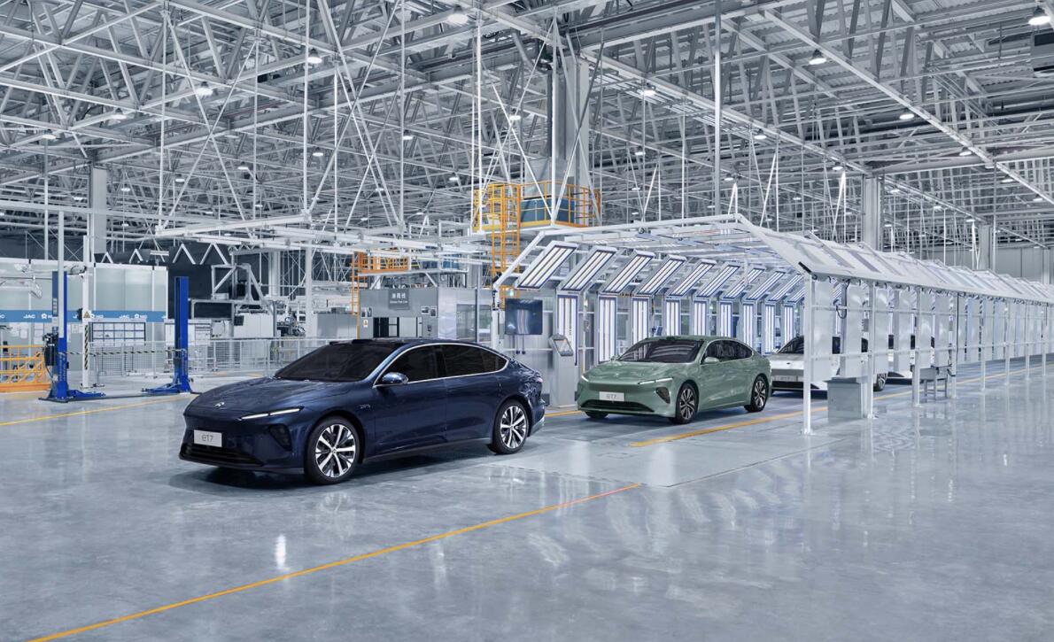 Nio sees first Pre-Production vehicles of ET7 roll off line