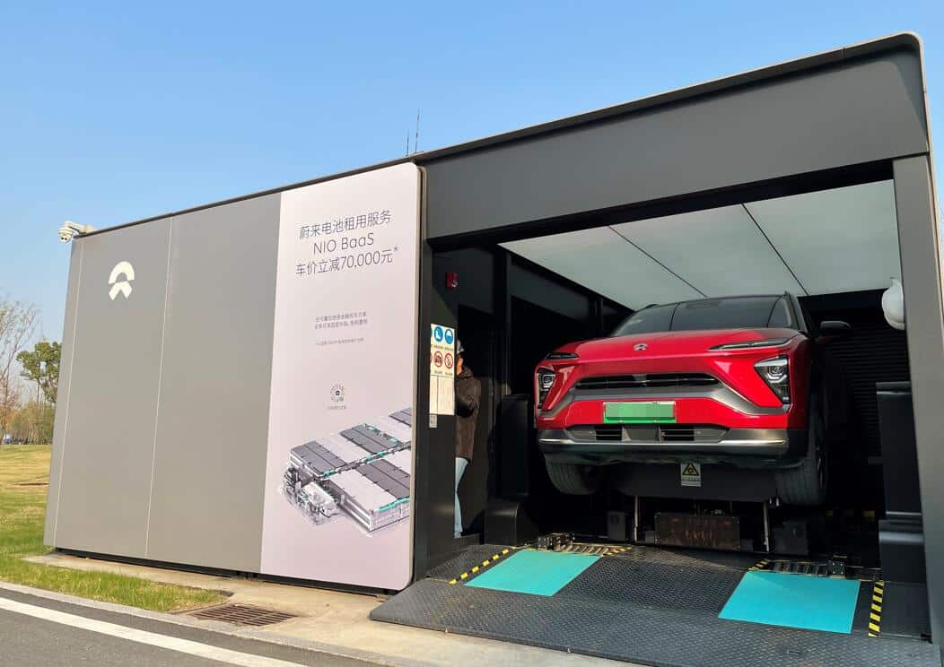 Nio's sub-brand will share its swap stations, says CEO