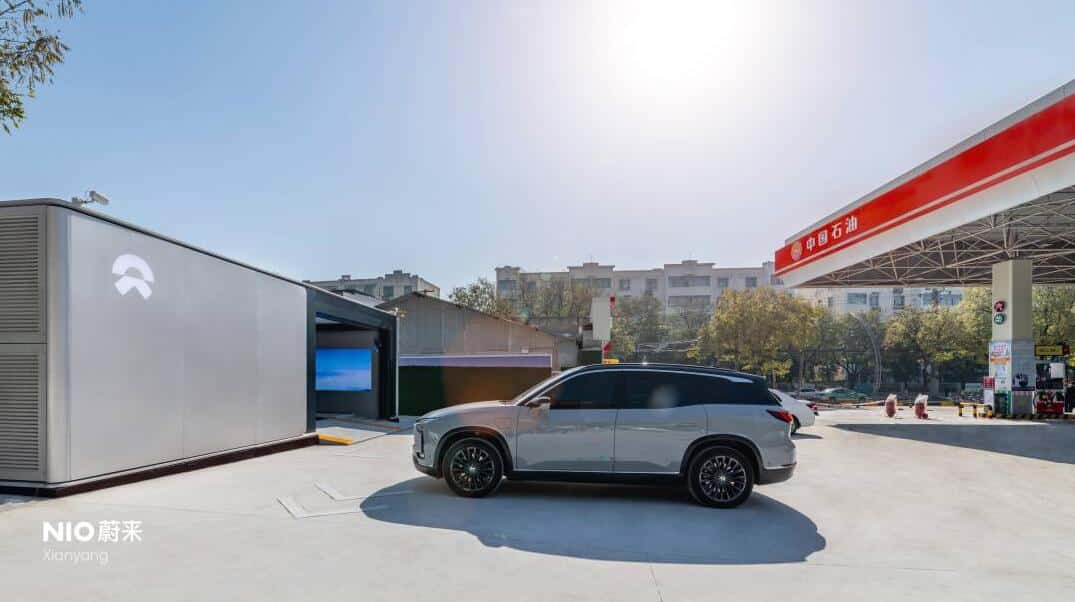 Nio partners with oil giant CNPC to build swap stations for first time