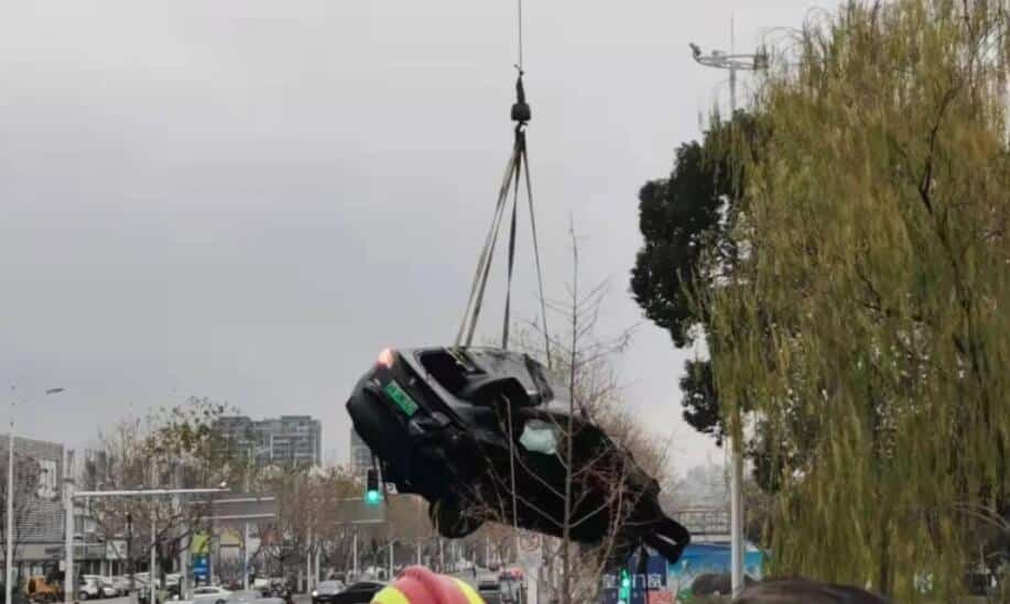 Tesla in spotlight in China after vehicle speeds off bridge into river