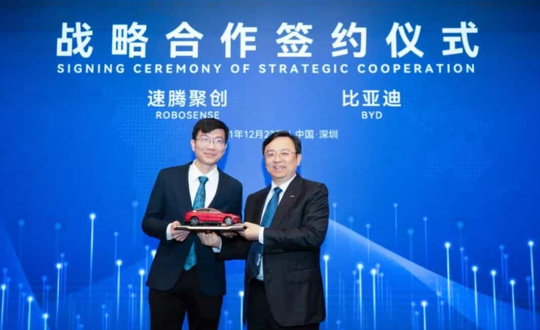 BYD partners with RoboSense to pave way for LiDAR adoption in its vehicles