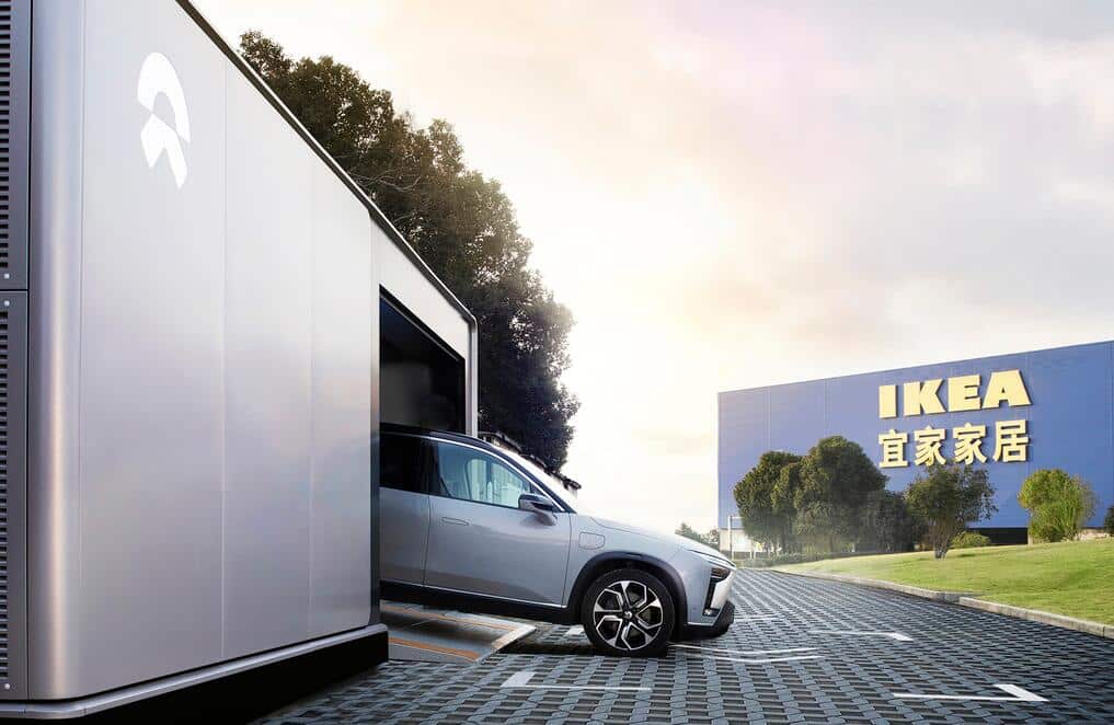 Nio partners with IKEA, 800th swap station in China goes online-CnEVPost