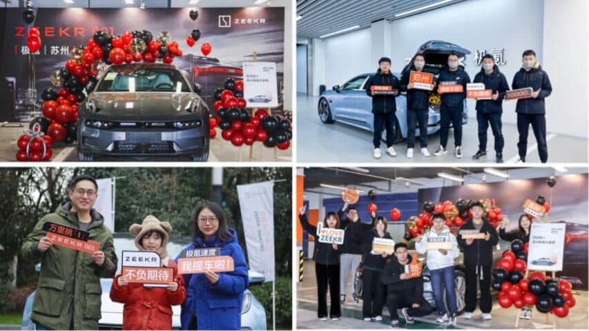 Zeekr's cumulative deliveries exceed 10,000 units