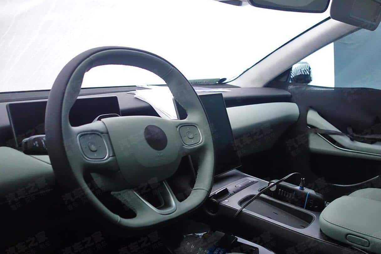 Nio ET5's interior revealed in spy photos