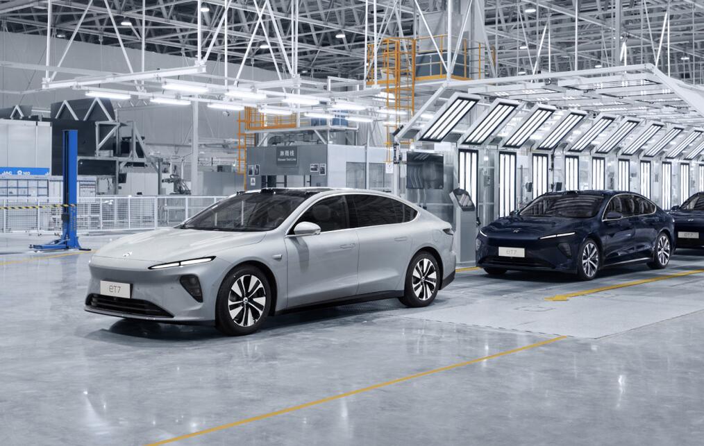 Nio sees first batch of ET7 mass production vehicles roll off line