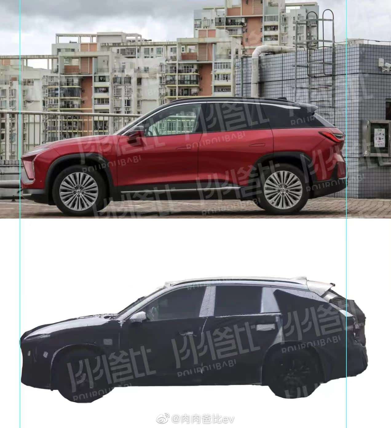 More spy photos suspected to be of Nio ES7 revealed