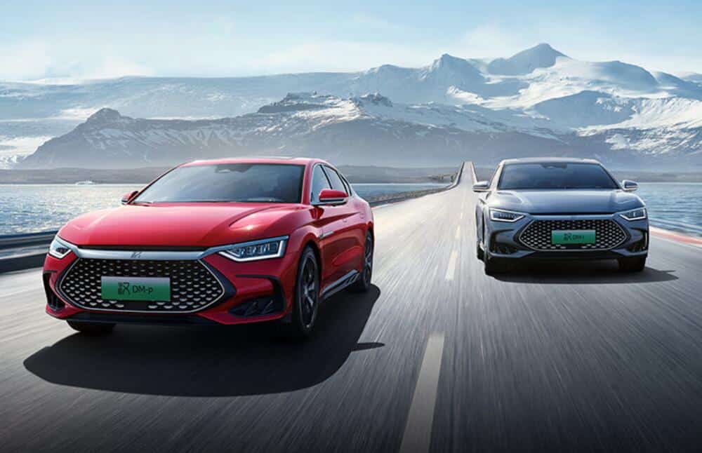 BYD's flagship sedan Han family's two new models start pre-sale