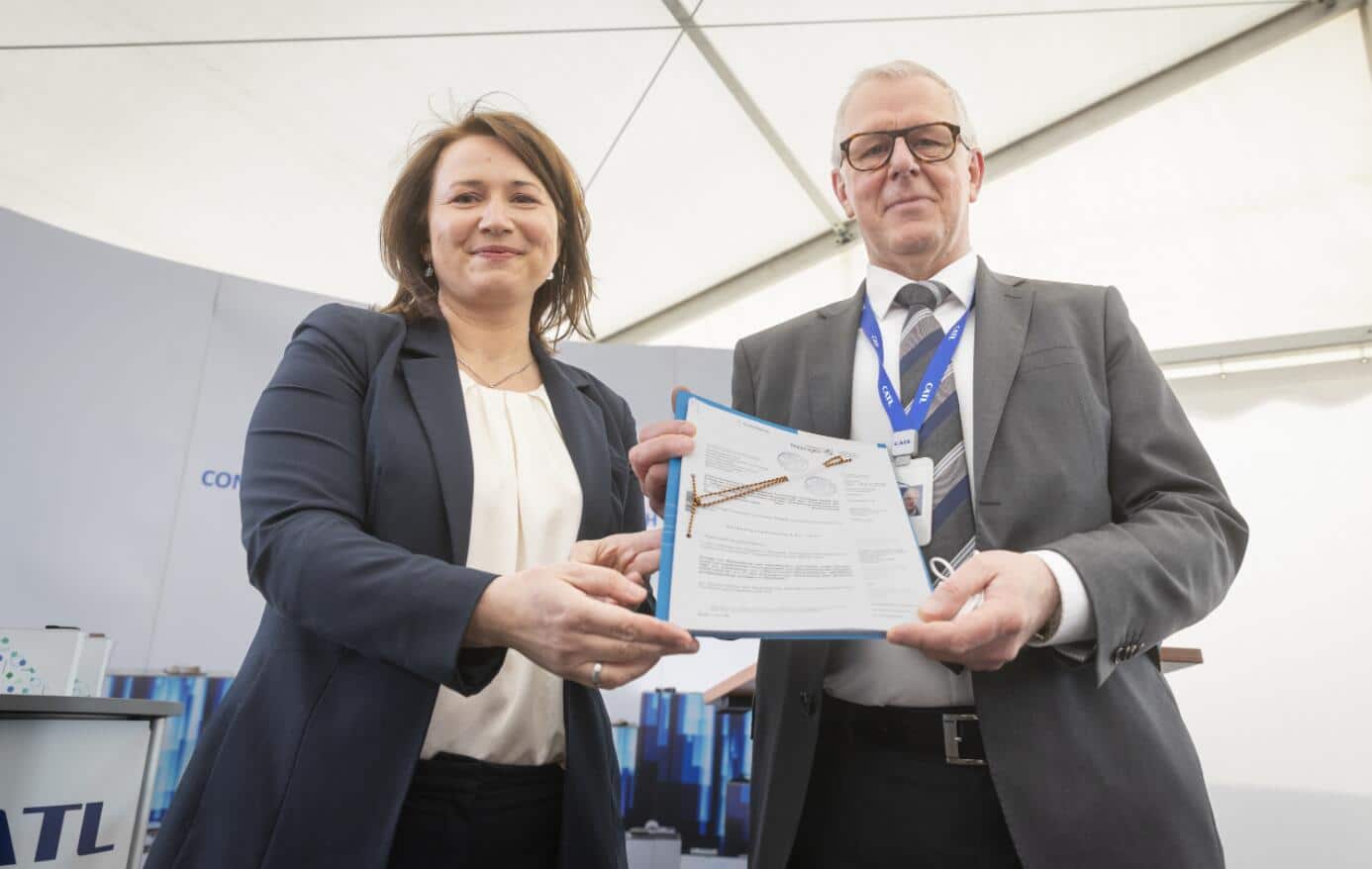 CATL's first overseas plant in Germany gets approval for battery cell production