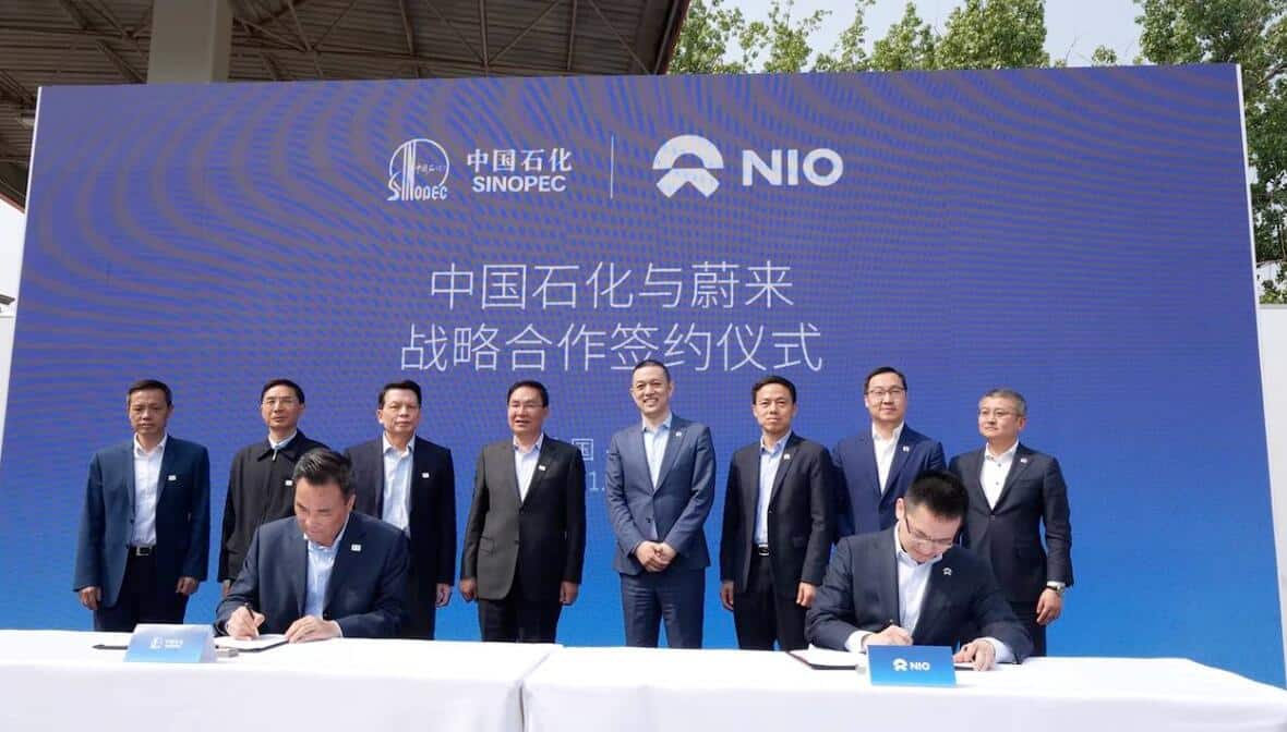 Nio has built 175 charging and swap stations with Sinopec as partnership marks first anniversary